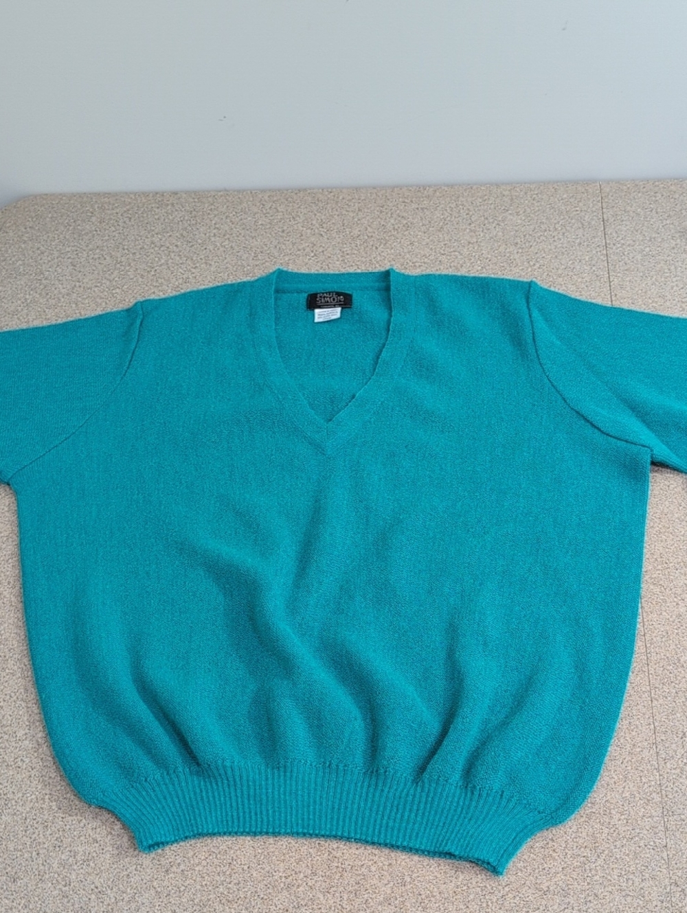 Alpaca Sweater, Paul Simon, Pullover V-neck Long Sleeves, 100% Alpaca, Size Larg - Picture 3 of 10